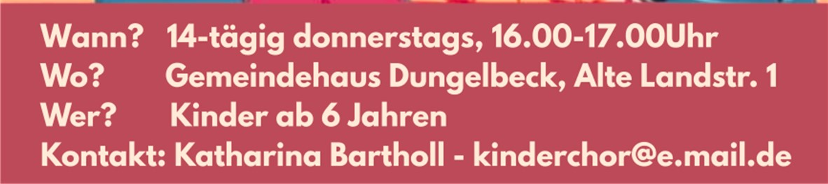 Kinderchor 2026 