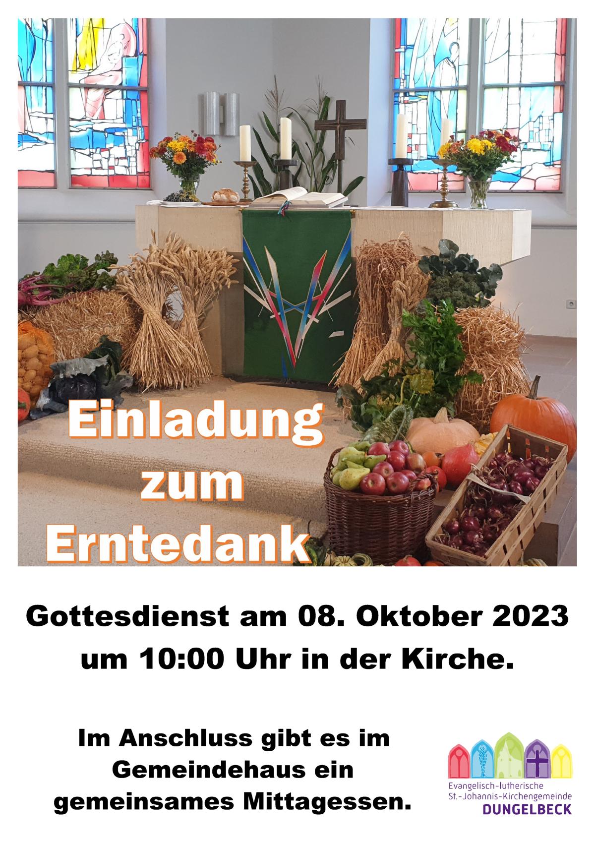 Einladung Erntedank